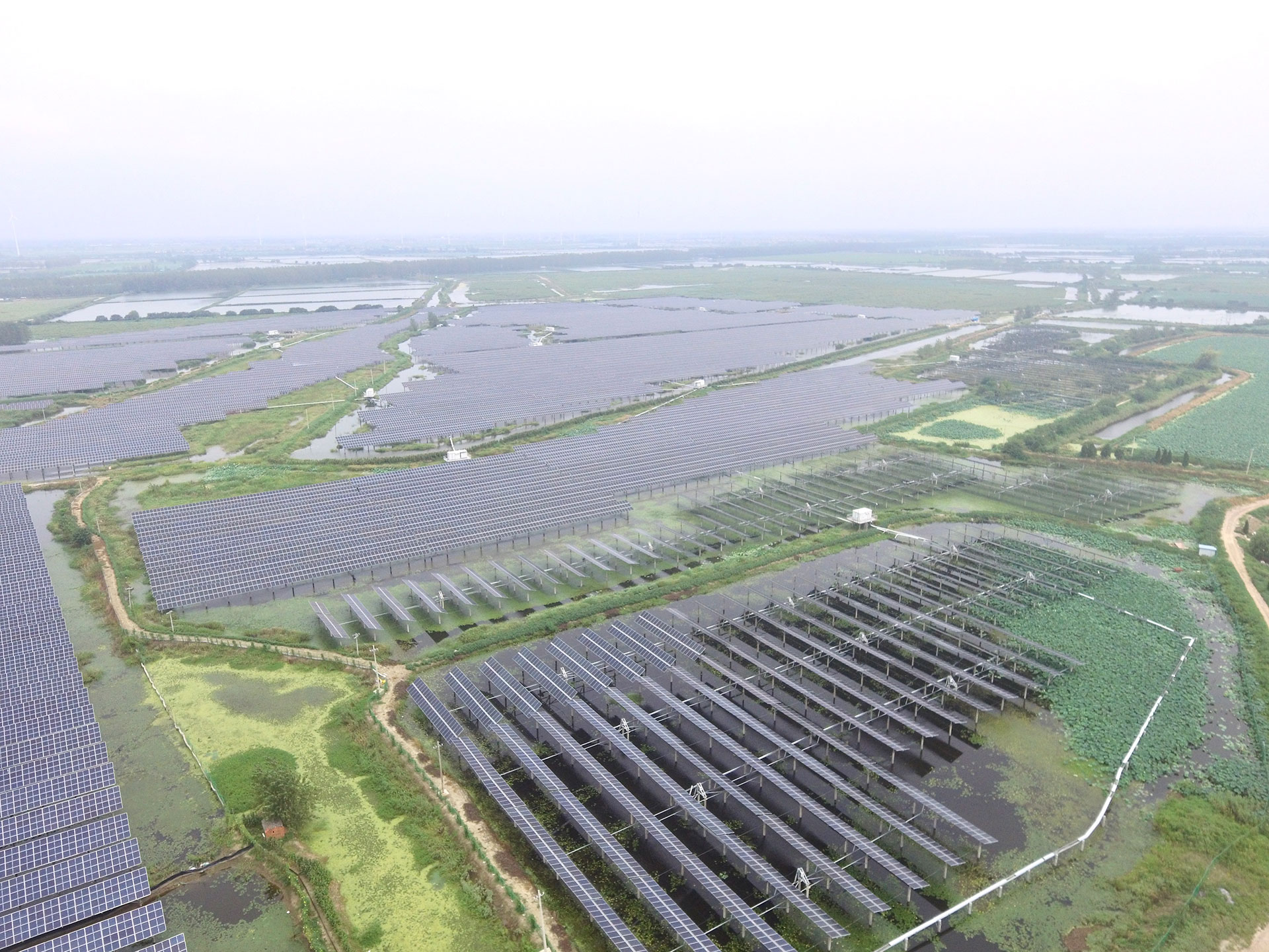 #2 100 MW Project at the Top Runner PV Power Generation Application Base of www.guibinghui.com in Baoying, Yangzhou, Jiangsu Province