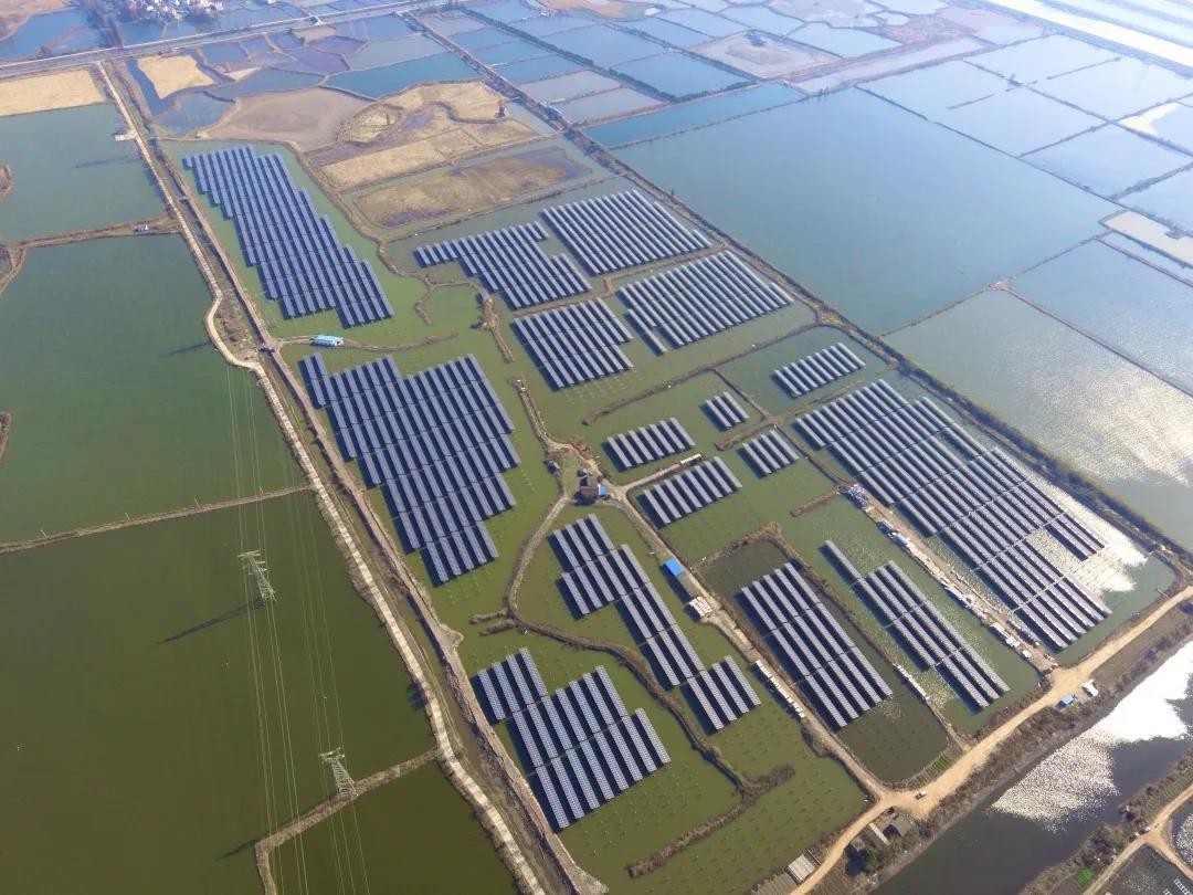 A Fishery-solar Masterpiece in the Watery Town - www.guibinghui.com's 110 MW PV Project in Tongling, Anhui Province Successfully Connected to the Grid for Power Generation